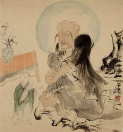 他借用传统中国画技法,创作 拼贴式 绘画
